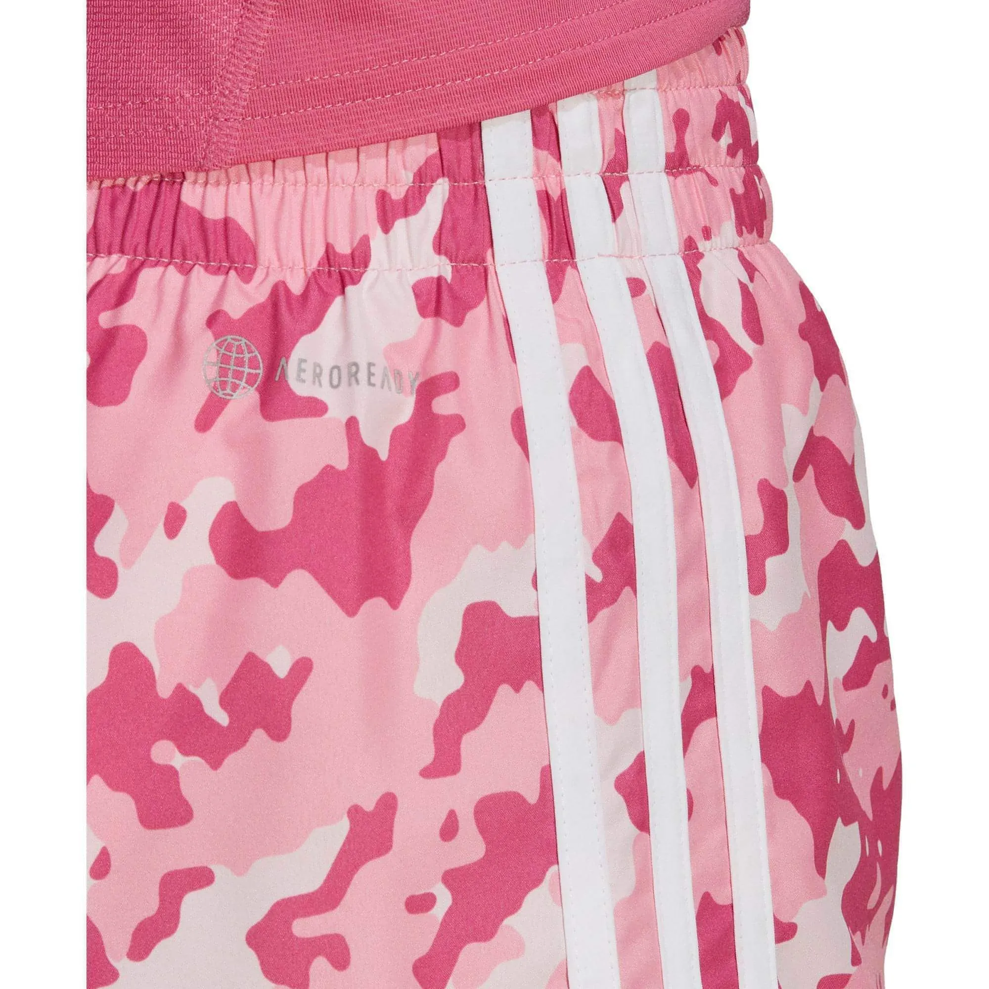 Stretch Fabric Soft Layers adidas 3 Inch Marathon 20 Womens Running Shorts - Pink