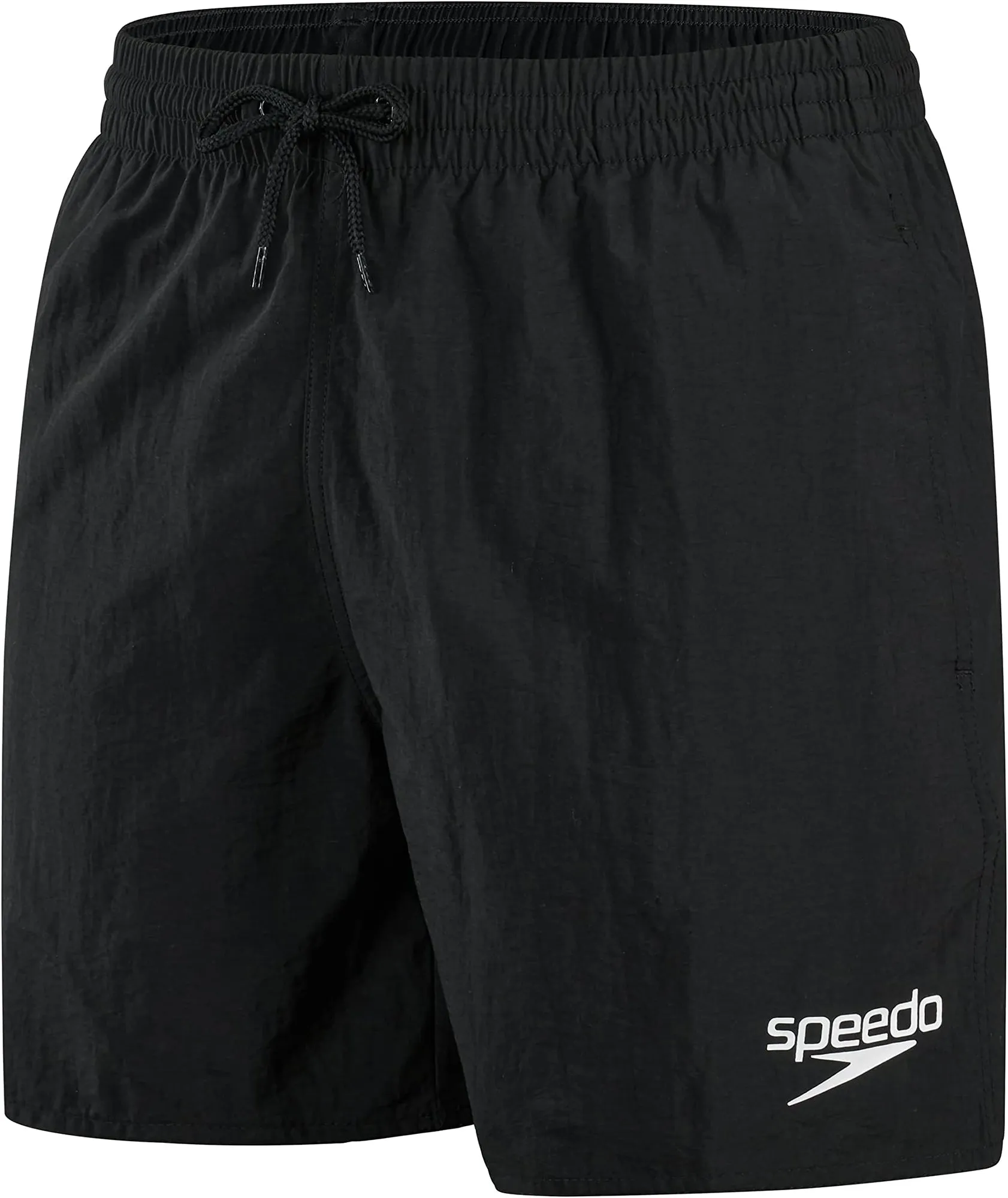 Quick Absorb Drainage Poolside Pack Speedo Essentials 16 Inch Mens Swim Shorts - Black