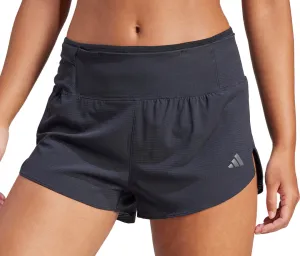 Sleek Cut Go Soft adidas Adizero Womens Split Running Shorts - Black