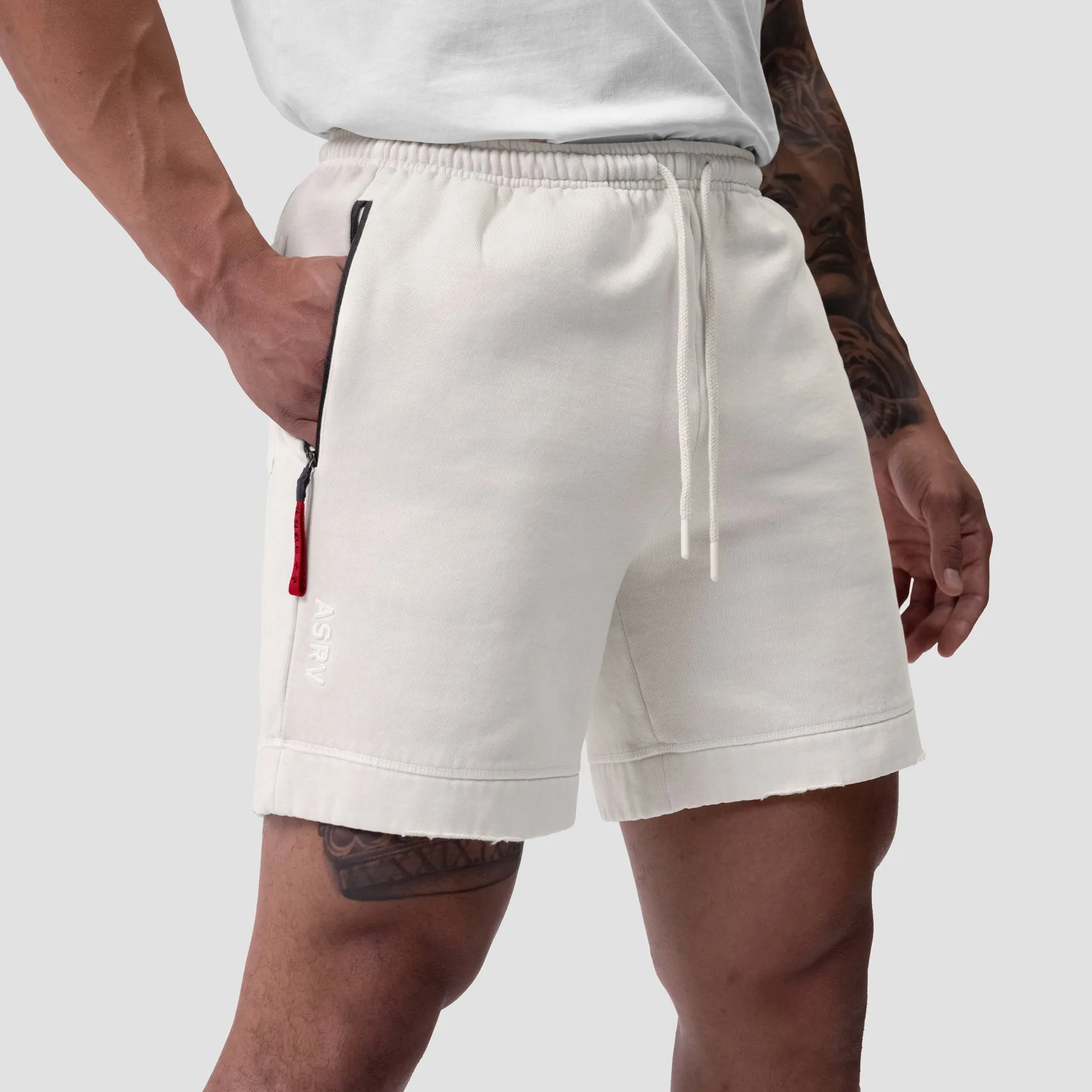 NonSlipGrip 0921. Tech Essential? Sweat Short - Faded Stone