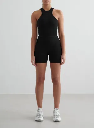 Machine washable WaterResistantFinish Black Shape Seamless Hotpants