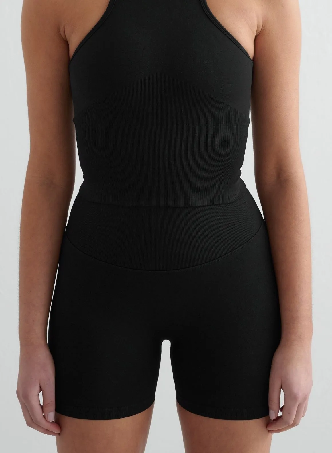 ElasticHem Black Shape Seamless Hotpants