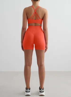 adult clothing nylon blend Tangerine Shape Seamless Hotpants