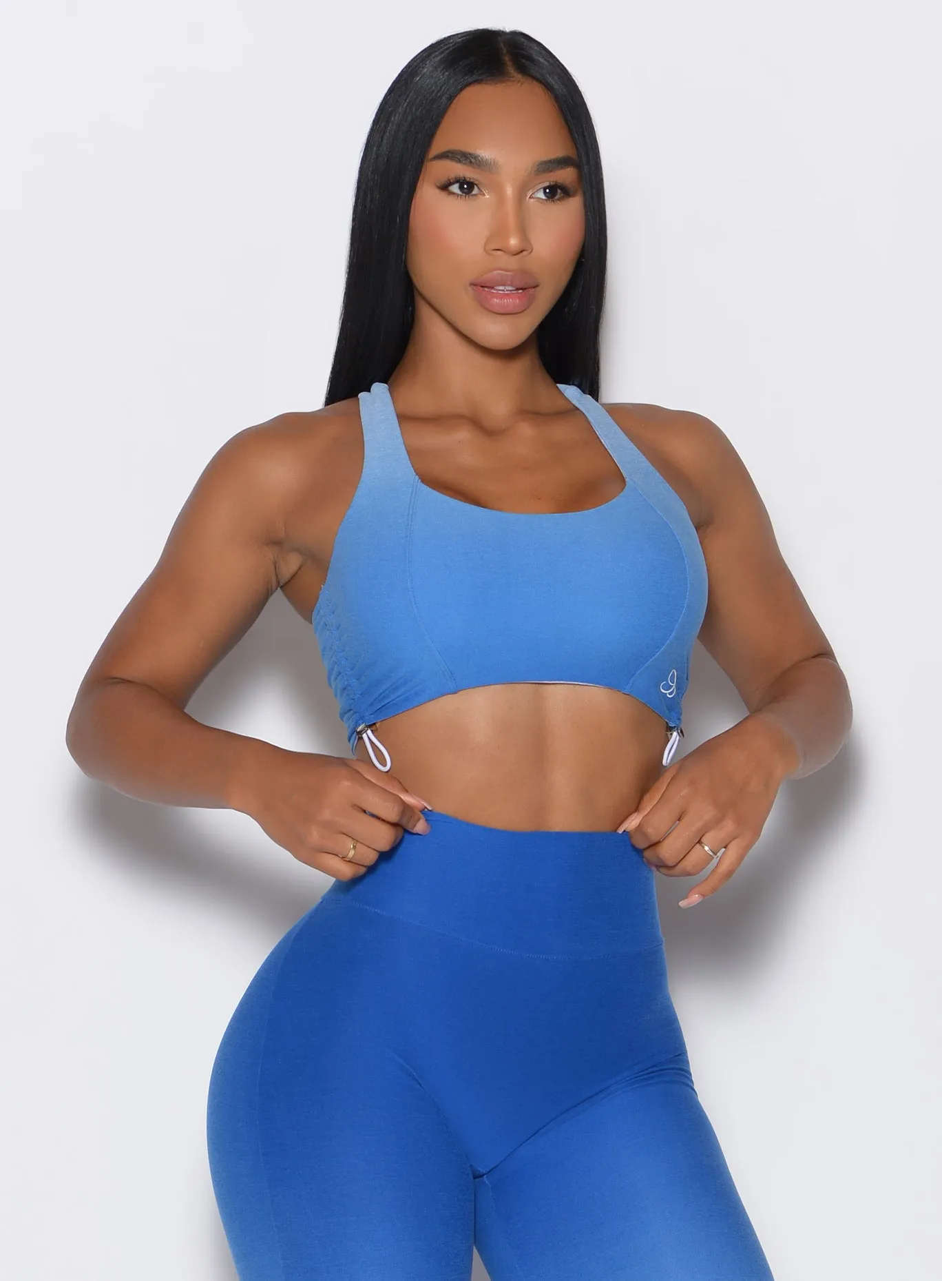 Interlock Stitching Toggle Sports Bra