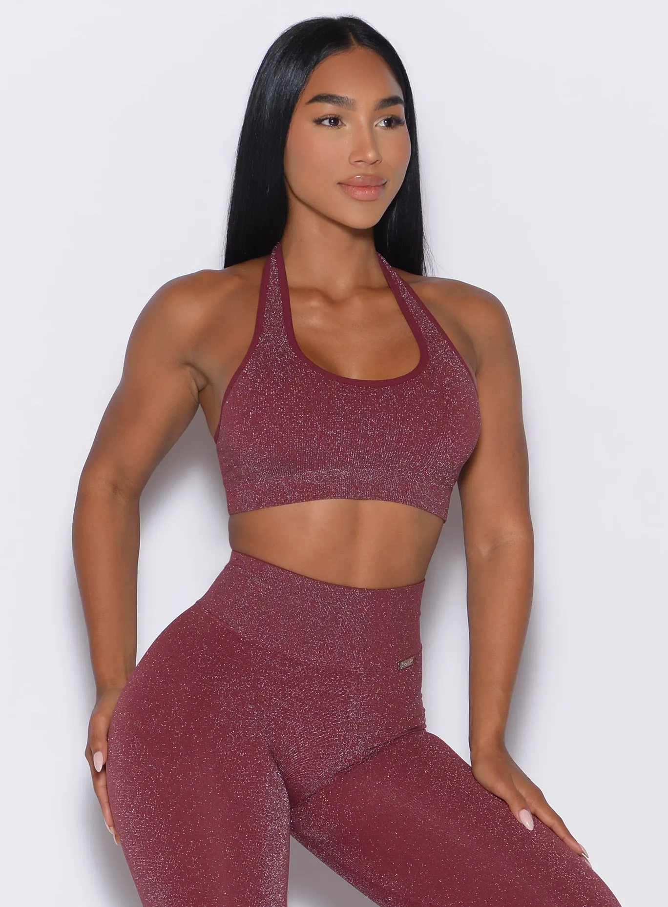 Shimmer Backless Bra Adaptive Compression Open-back