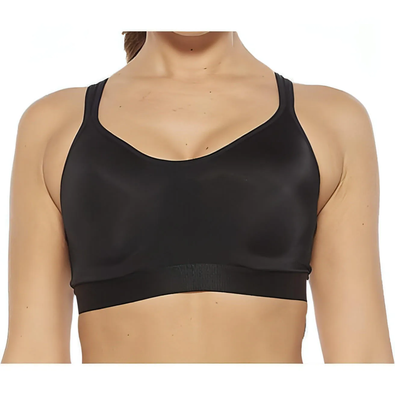 2XU Hi Impact Womens Sports Bra - Black Solid sports outfit Adjustable Structure