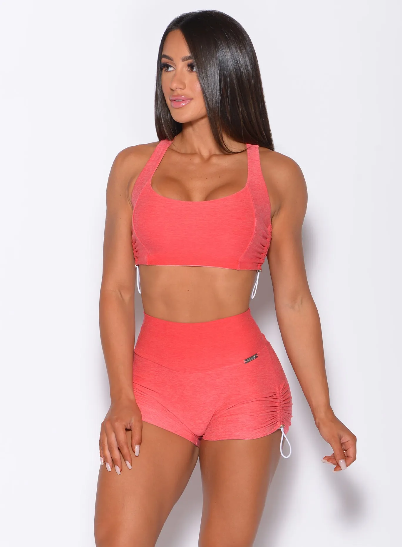 Toggle Sports Bra Adjustable hook Durable Reinforced Edges