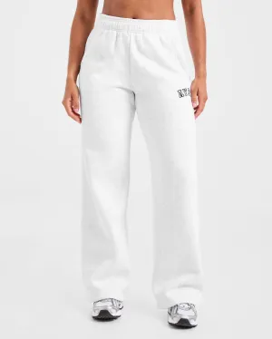 Baggy fit seams Supportive frame Varsity 2.0 Oversized Straight Leg Joggers - Heather Grey Ability