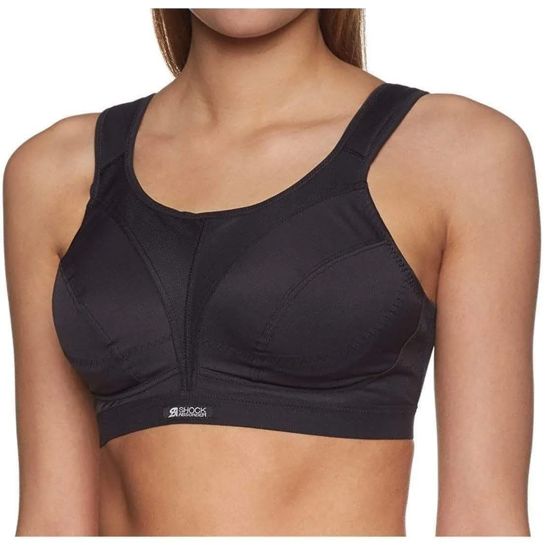 Shock Absorber D  Max Womens Sports Bra - Black Purple workout gear