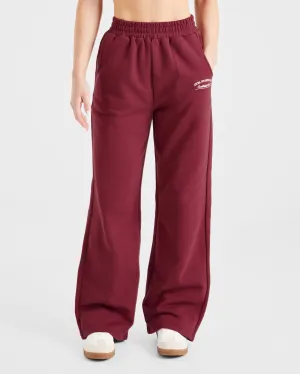 Bonded seams Stylish Support Courtside Straight Leg Joggers - Summer Cherry