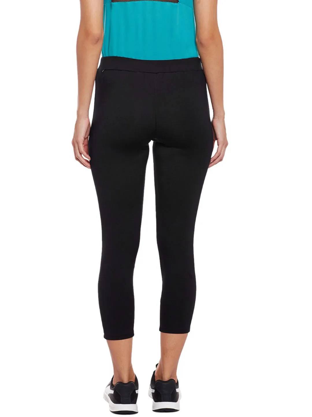 Alcis Black Printed Training Tech Fit Tights AKTRWPN1350336 Brushed Inner Layer