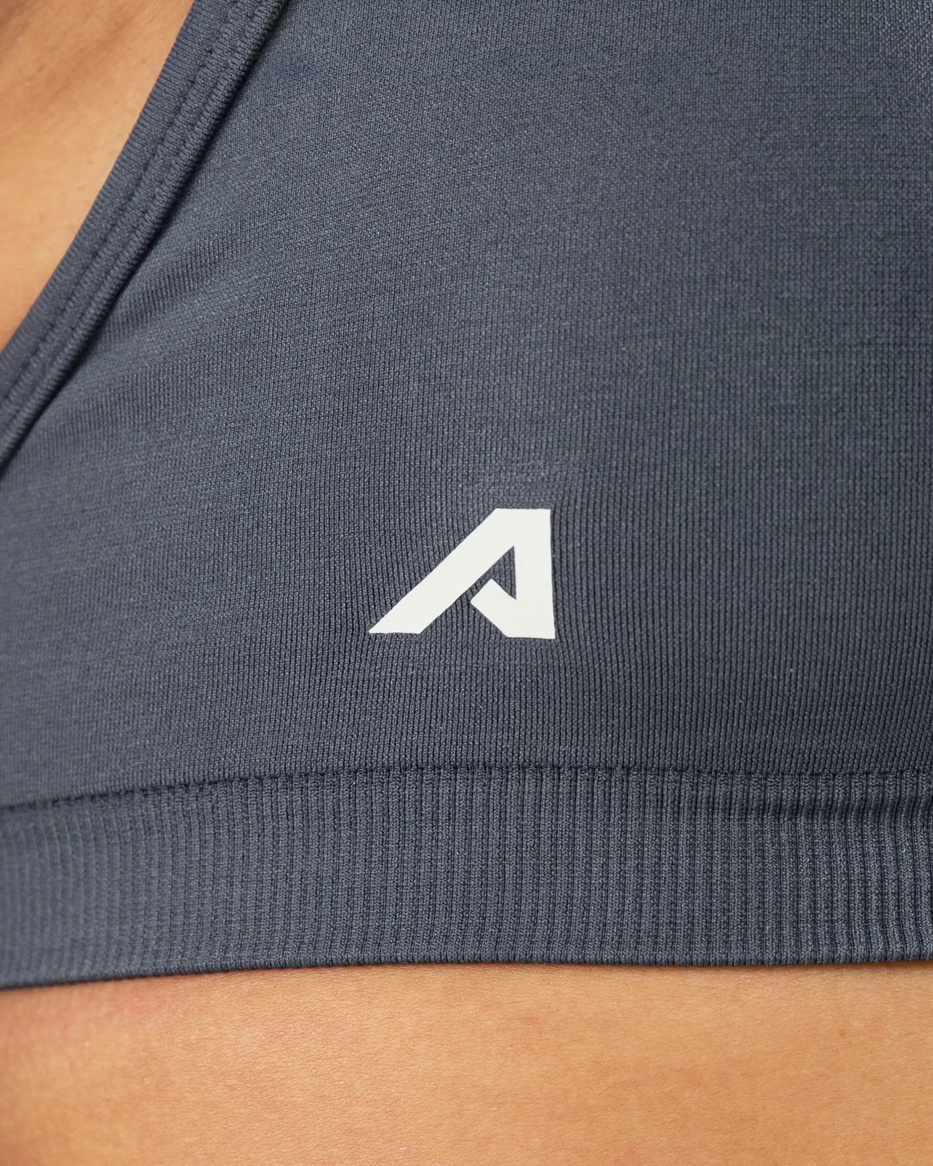 Smooth Surface Amplify Minimal Bra - Dusty Navy