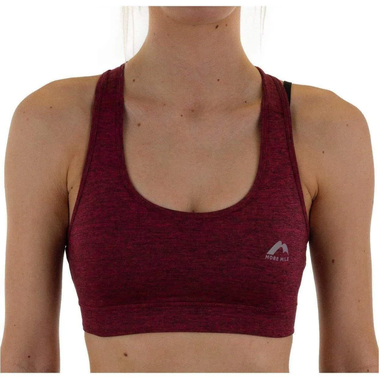 Smooth Underwear Tension Distribution Weave More Mile Train To Run Womens Running Crop Top - Purple