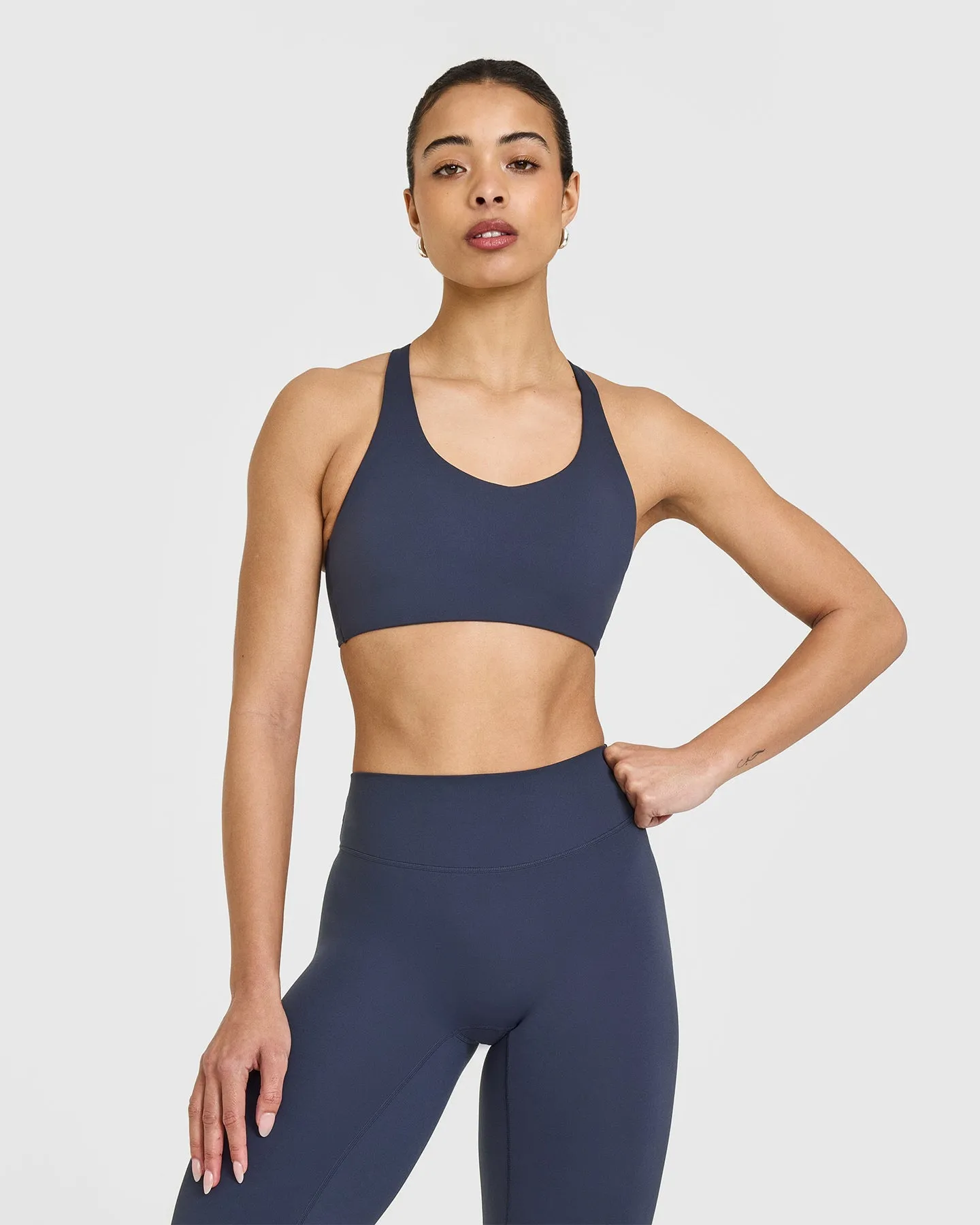 High Elasticity SoftMotion? Sports Bra | True Blue Durable Reinforced Edges