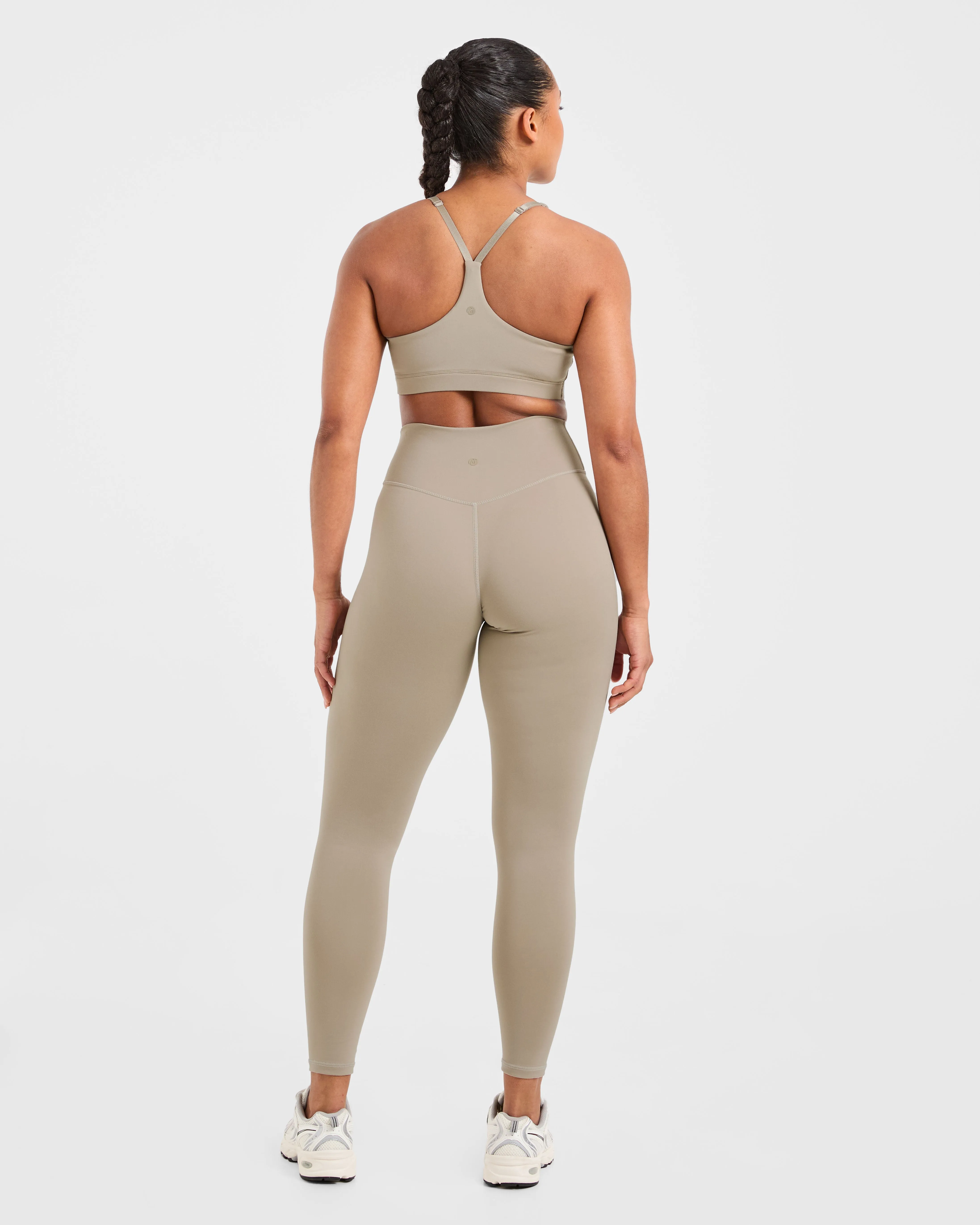 Lightweight Structure Staple Sports Bra - Muted Taupe
