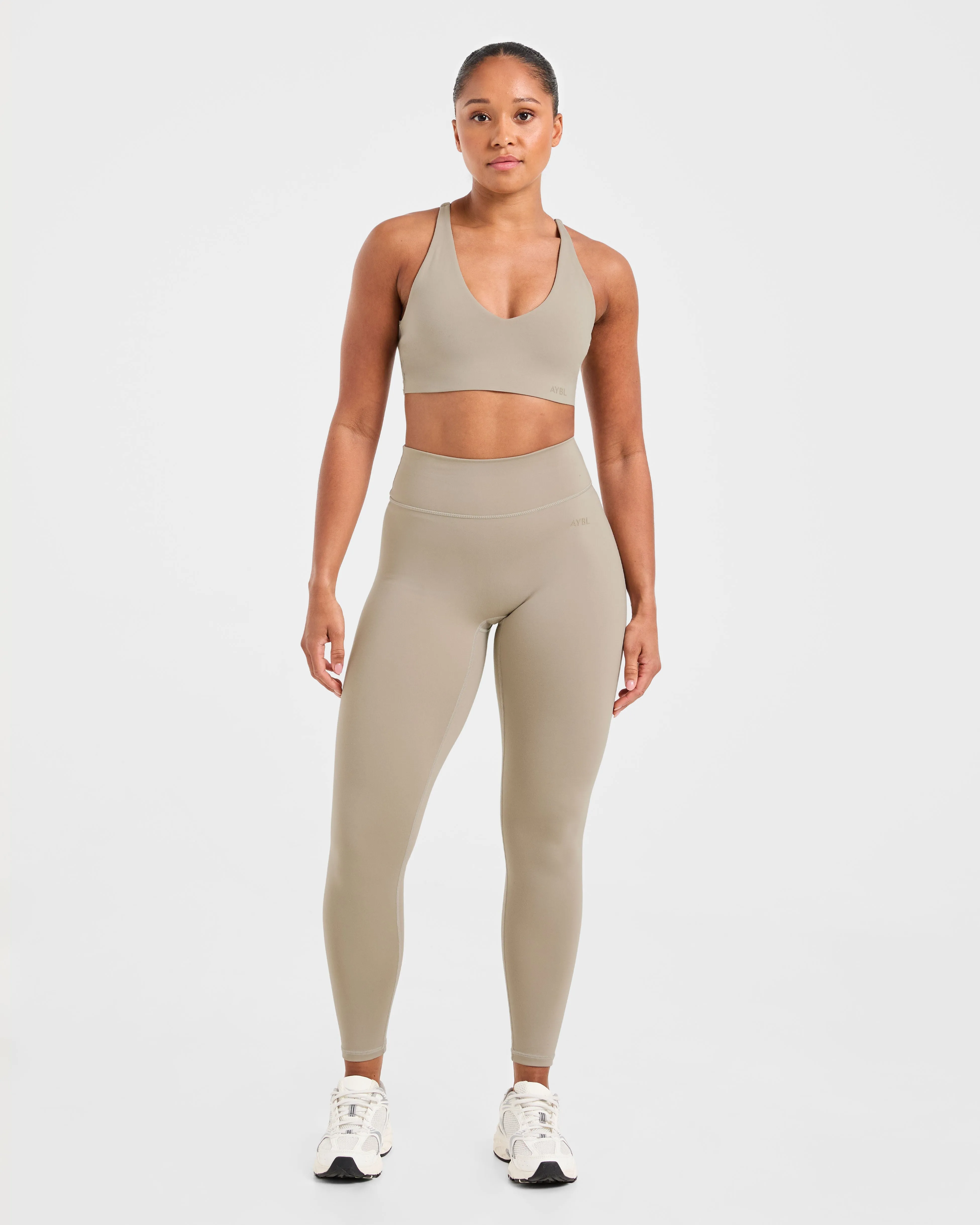 Soft Design Staple Sports Bra - Muted Taupe