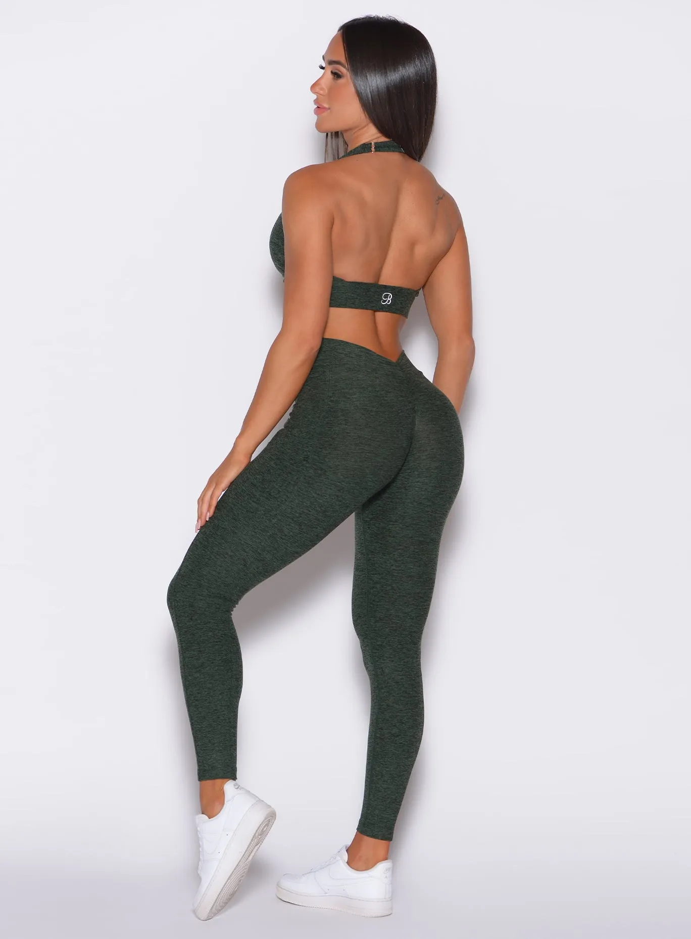 V Back Leggings Wide waistband