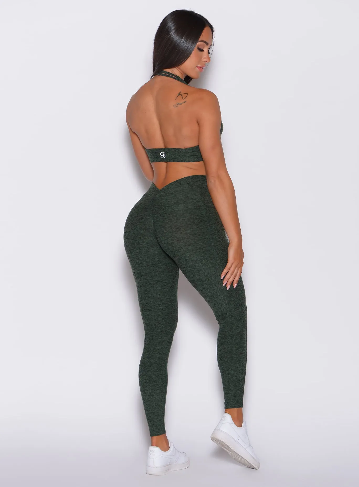 Anti Pilling V Back Leggings