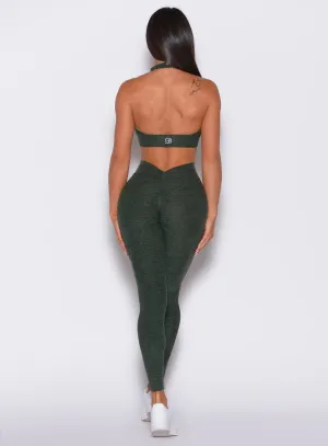 Wrinkle Resistant Eco Shopper Gym Life V Back Leggings