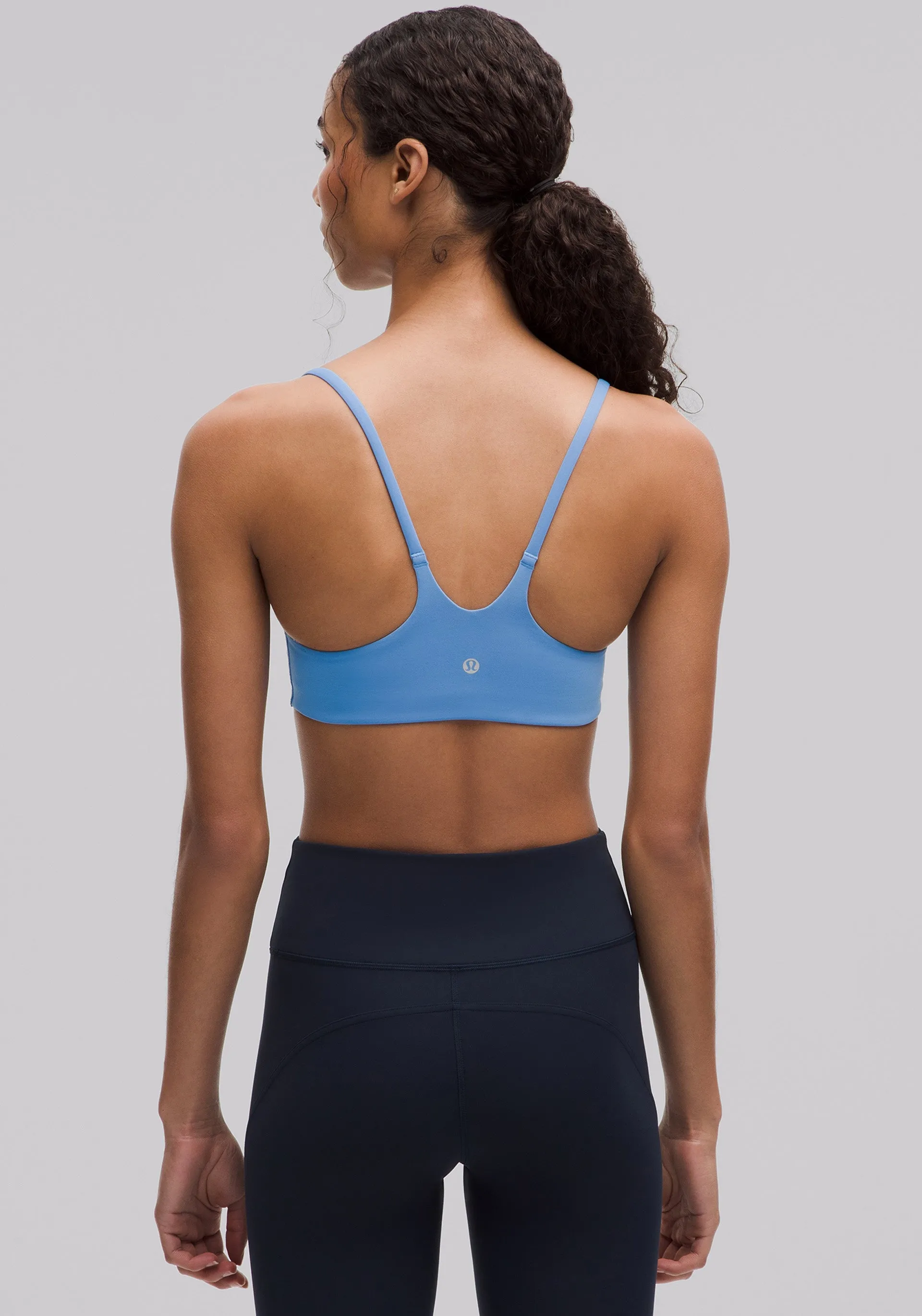 Customizable Soft Jersey Wunder Train Strappy Racer Bra | Light Support, A/B Cup