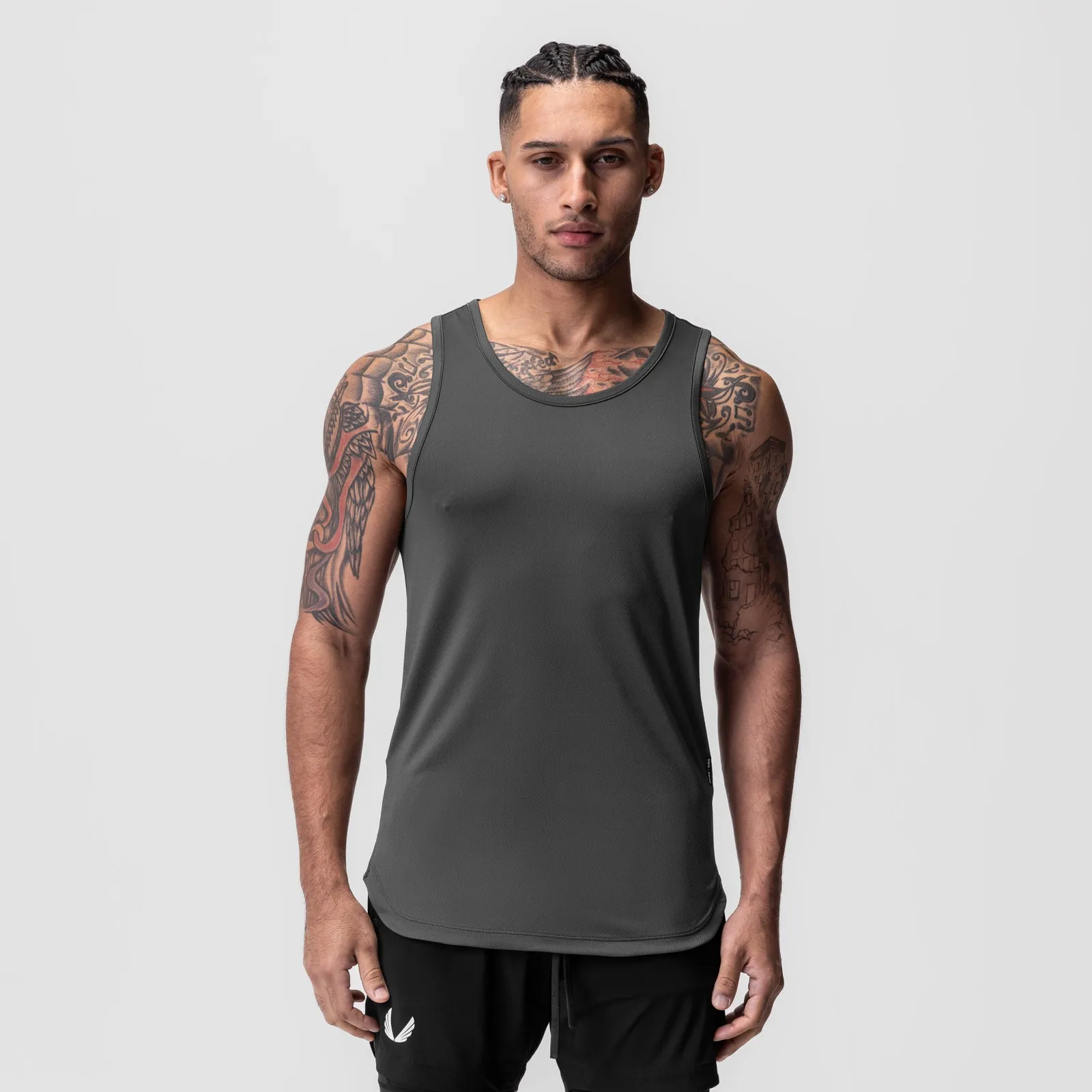 psychological warfare 0830. AeroSilver? Tank Top - Space Grey
