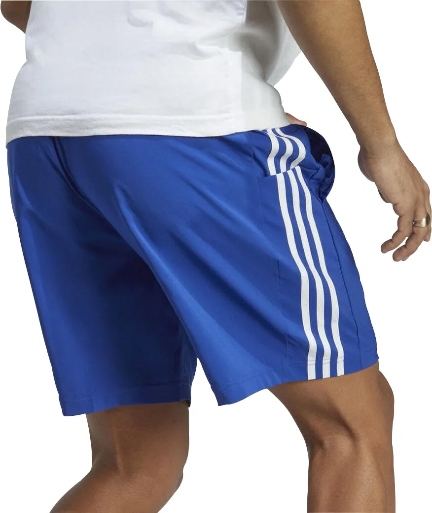 Anti Pilling Surface adidas AeroReady Essentials Chelsea 3 Stripes Mens Training Shorts - Blue