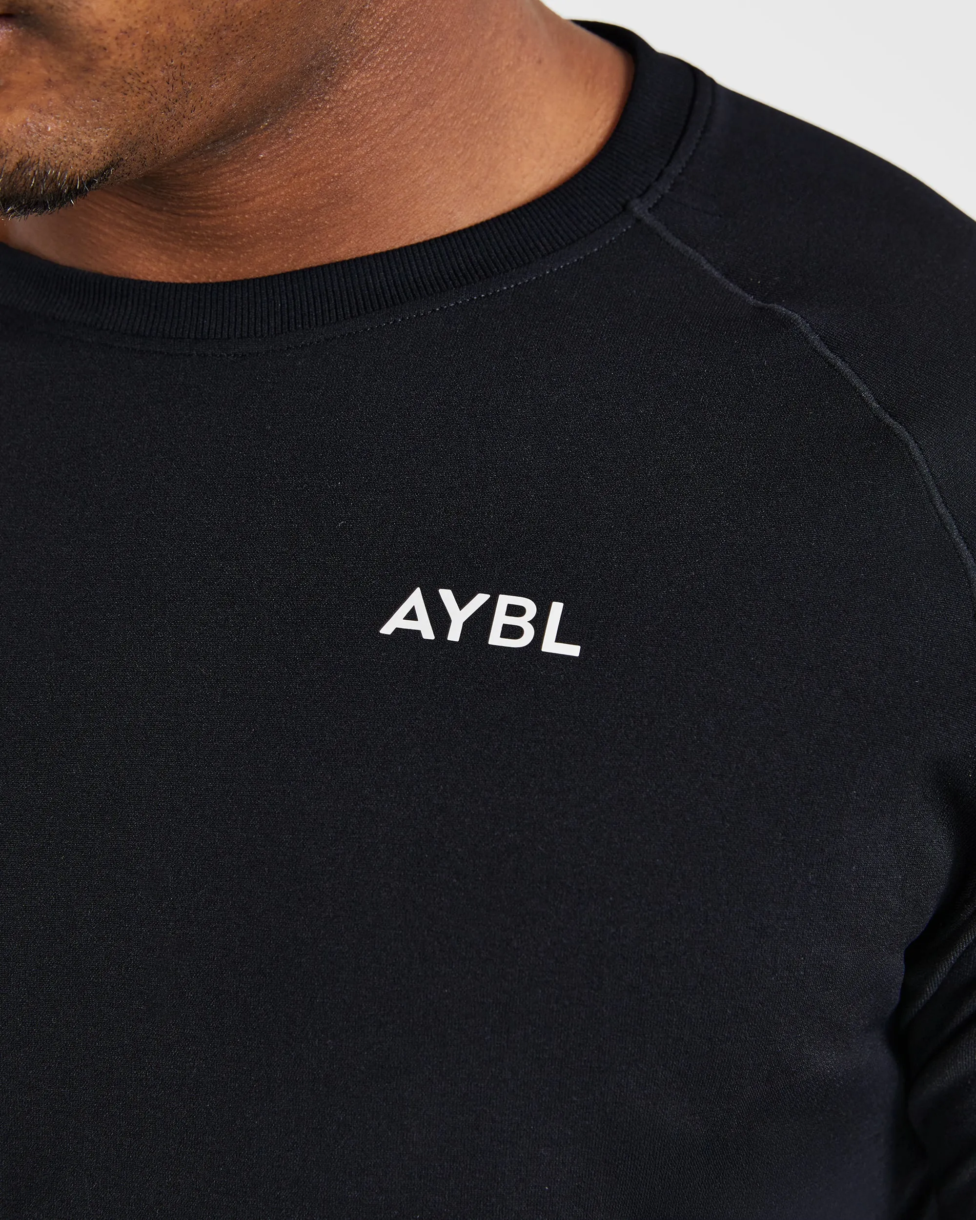 Ascend Seamless T Shirt - Black Water Based Ink Print