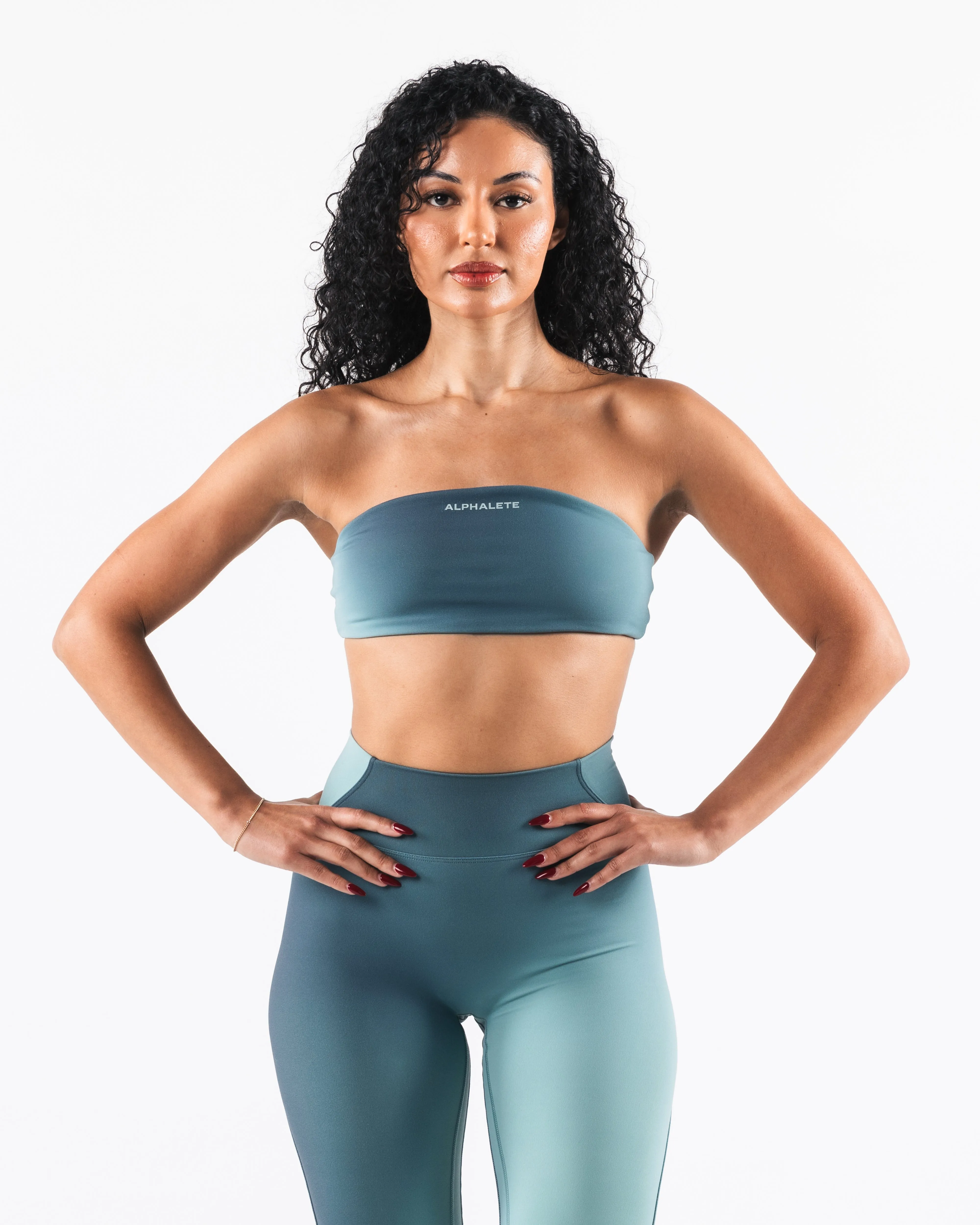 floral Aura Bandeau - Aura Glacier Print
