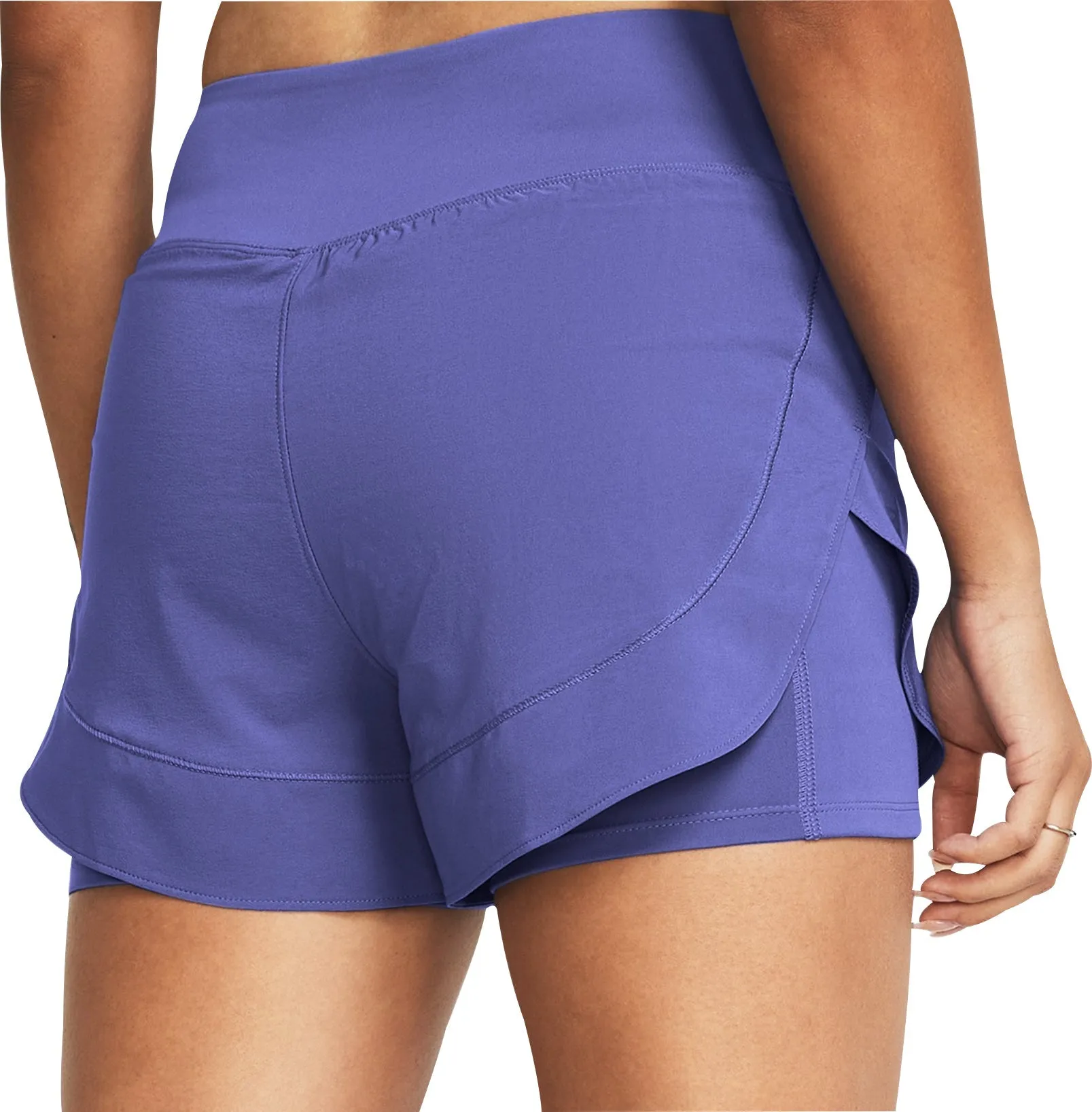 Stay Cool NonIrritatingTags Under Armour Vanish 2 In 1 Womens Running Shorts - Purple