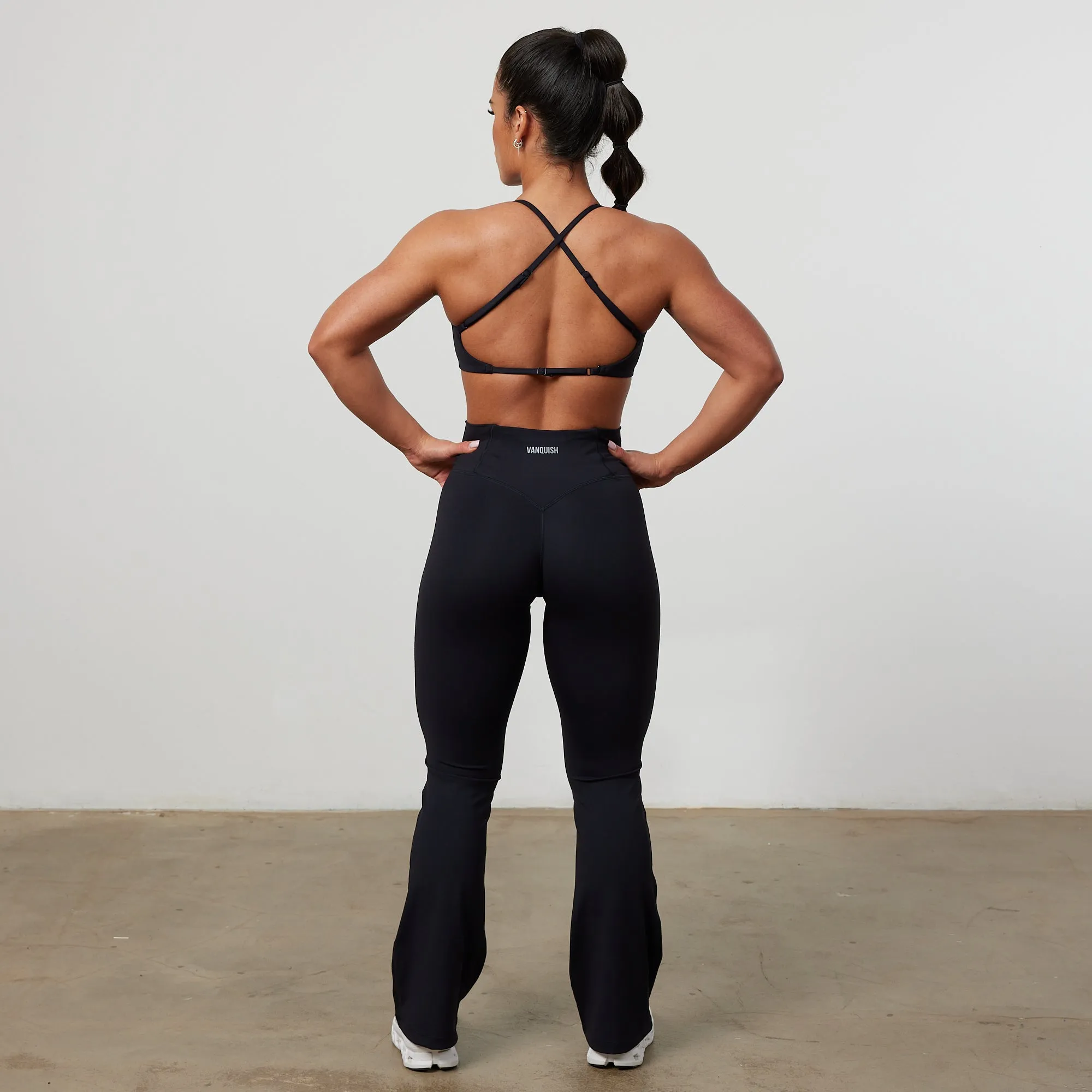Soft Touch Vanquish Enhance Black Backless Bra