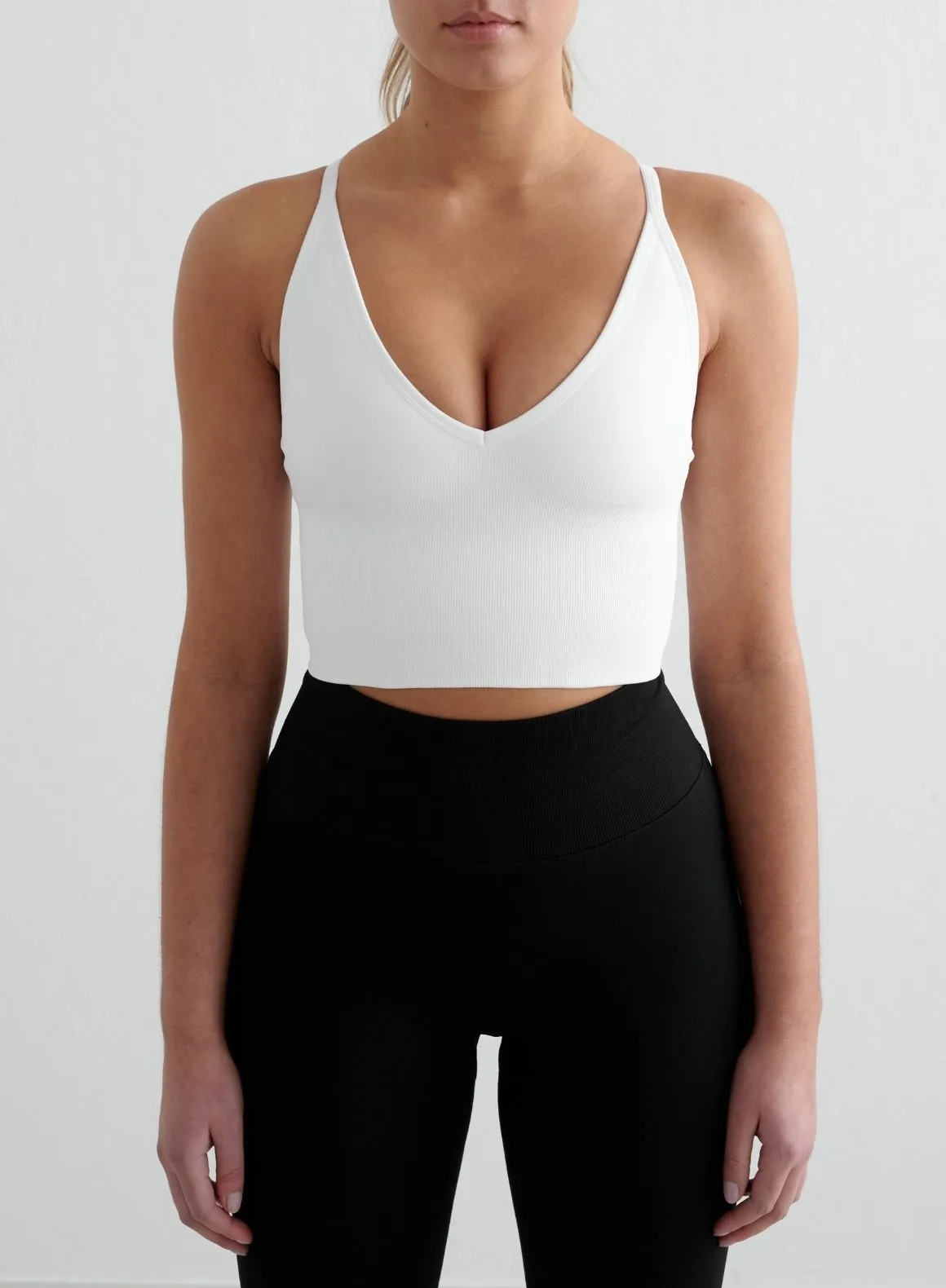 food storage Quick - Response White Shape Seamless Cross Back Bralette