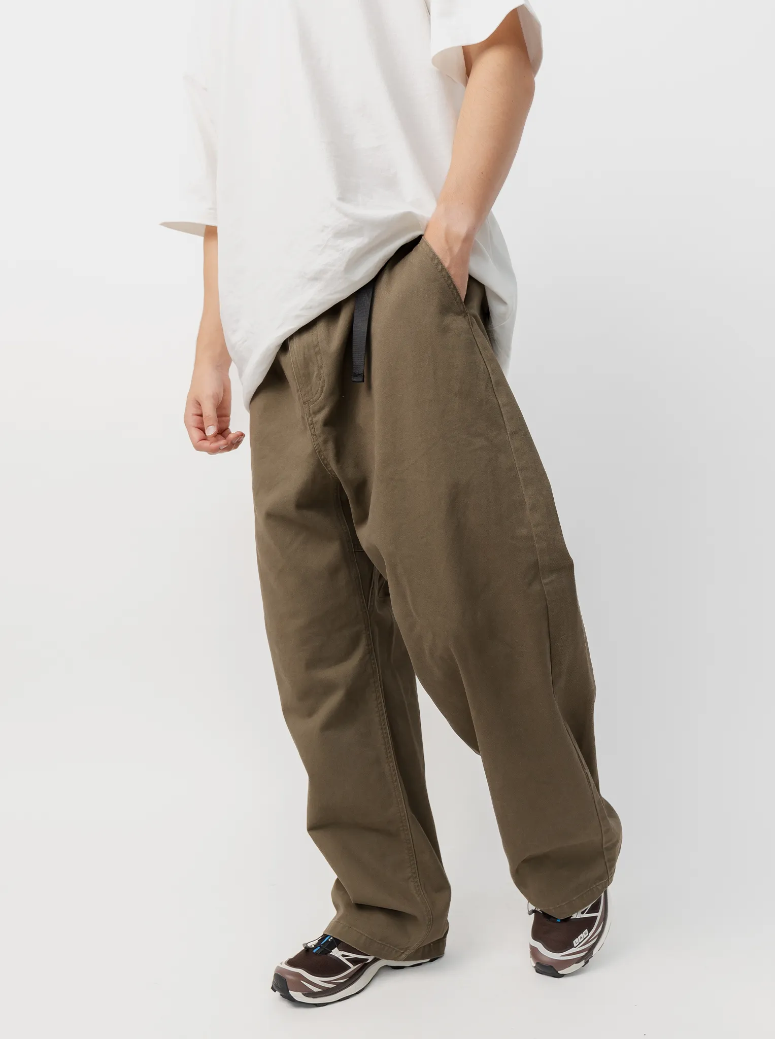 Wide Pant Double Needle Stitching