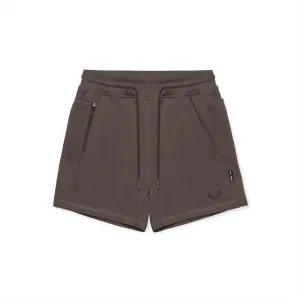 0867. Tech-Terry? Sidelock Sweat Short - Deep Taupe Casual Outfit