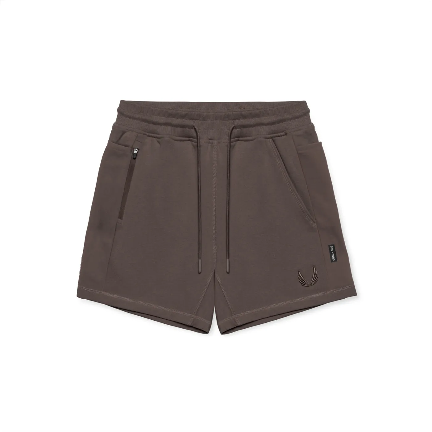 Comfy Feel 0867. Tech-Terry? Sidelock Sweat Short - Deep Taupe