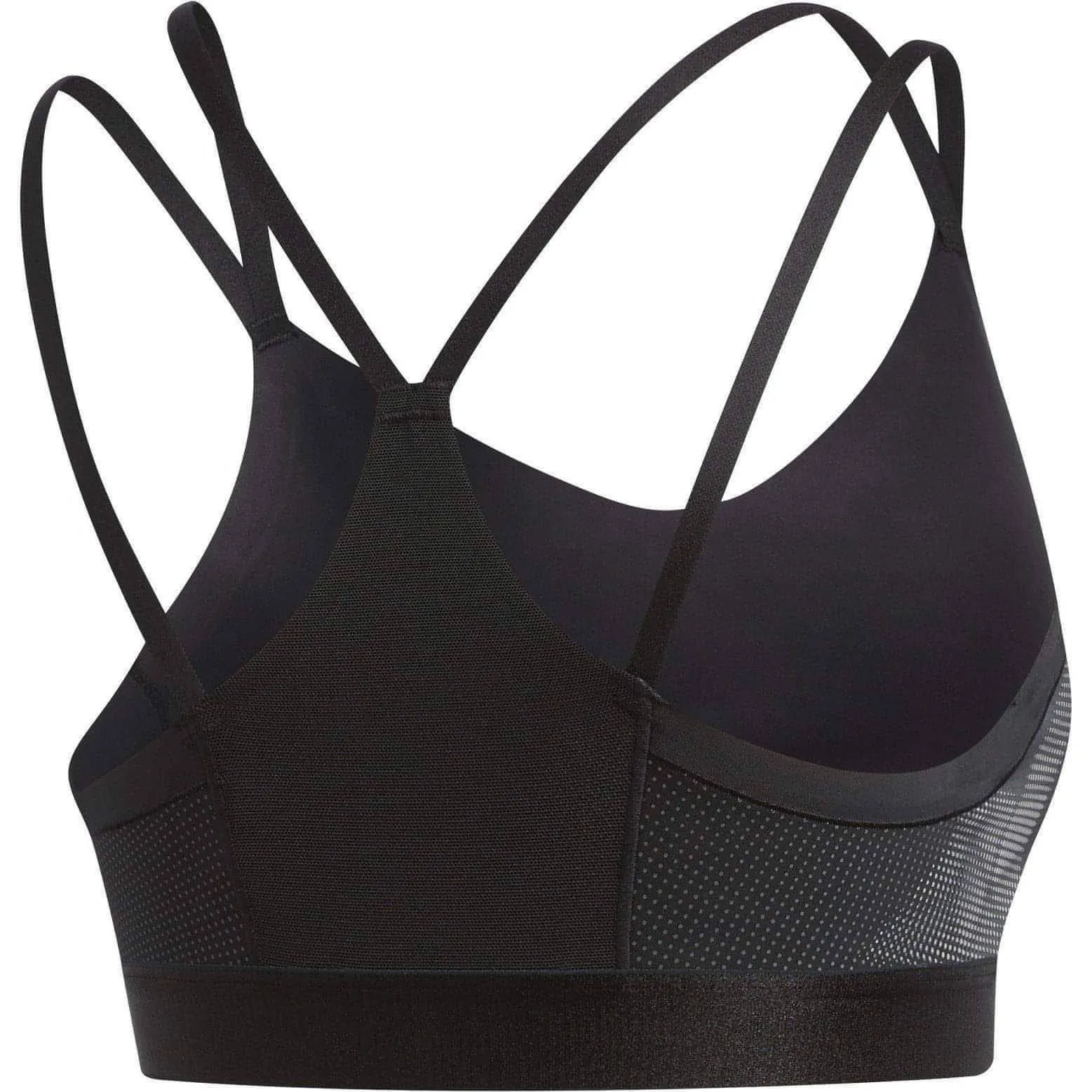 Turtleneck Versatile Wear adidas All Me Womens Sports Bra - Black