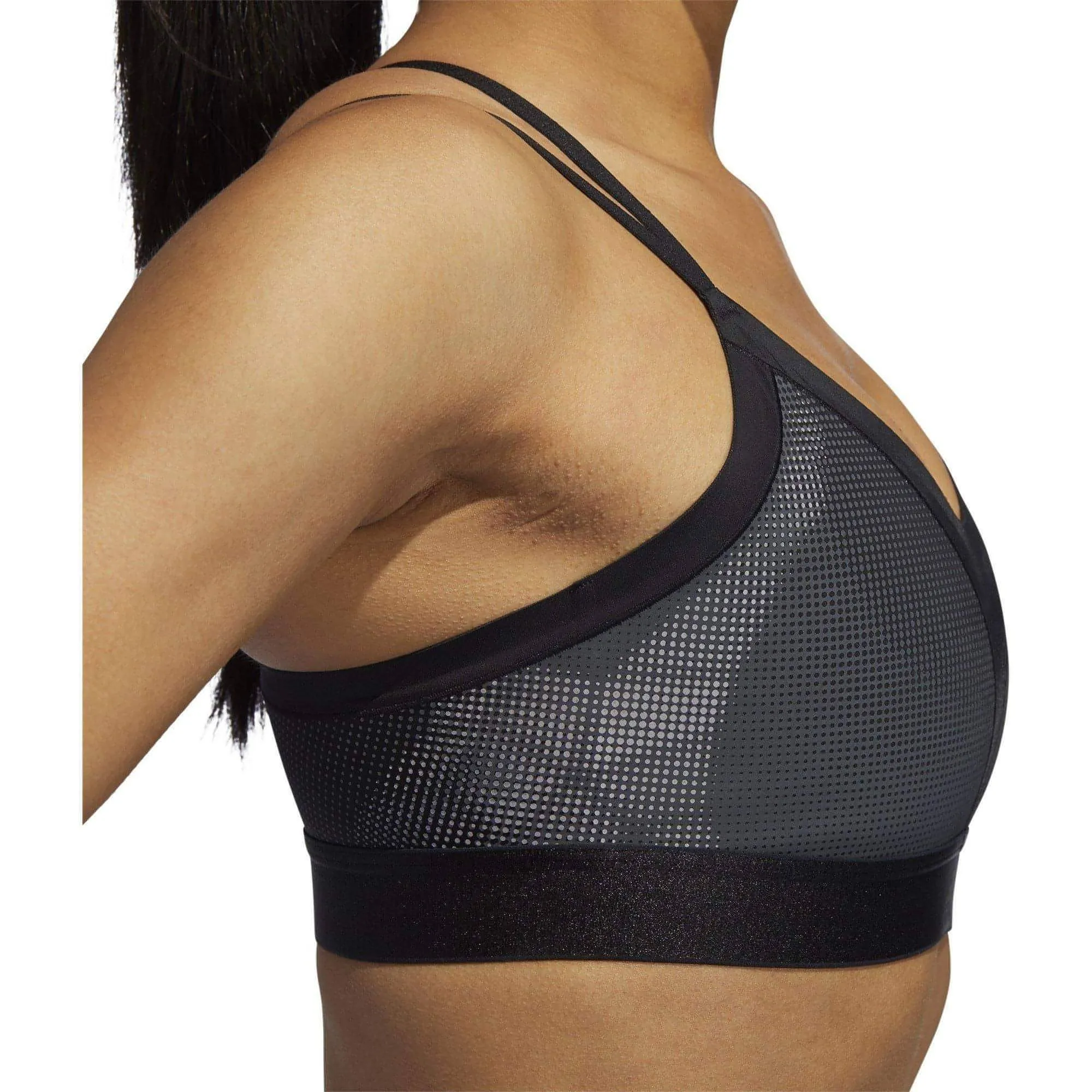 Compression Zone Technology Lightweight Underwear adidas All Me Womens Sports Bra - Black