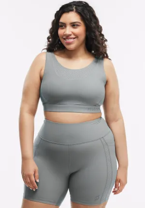 Flexible Design Flatlock stitching seams Cadent Laser Perforated Bra