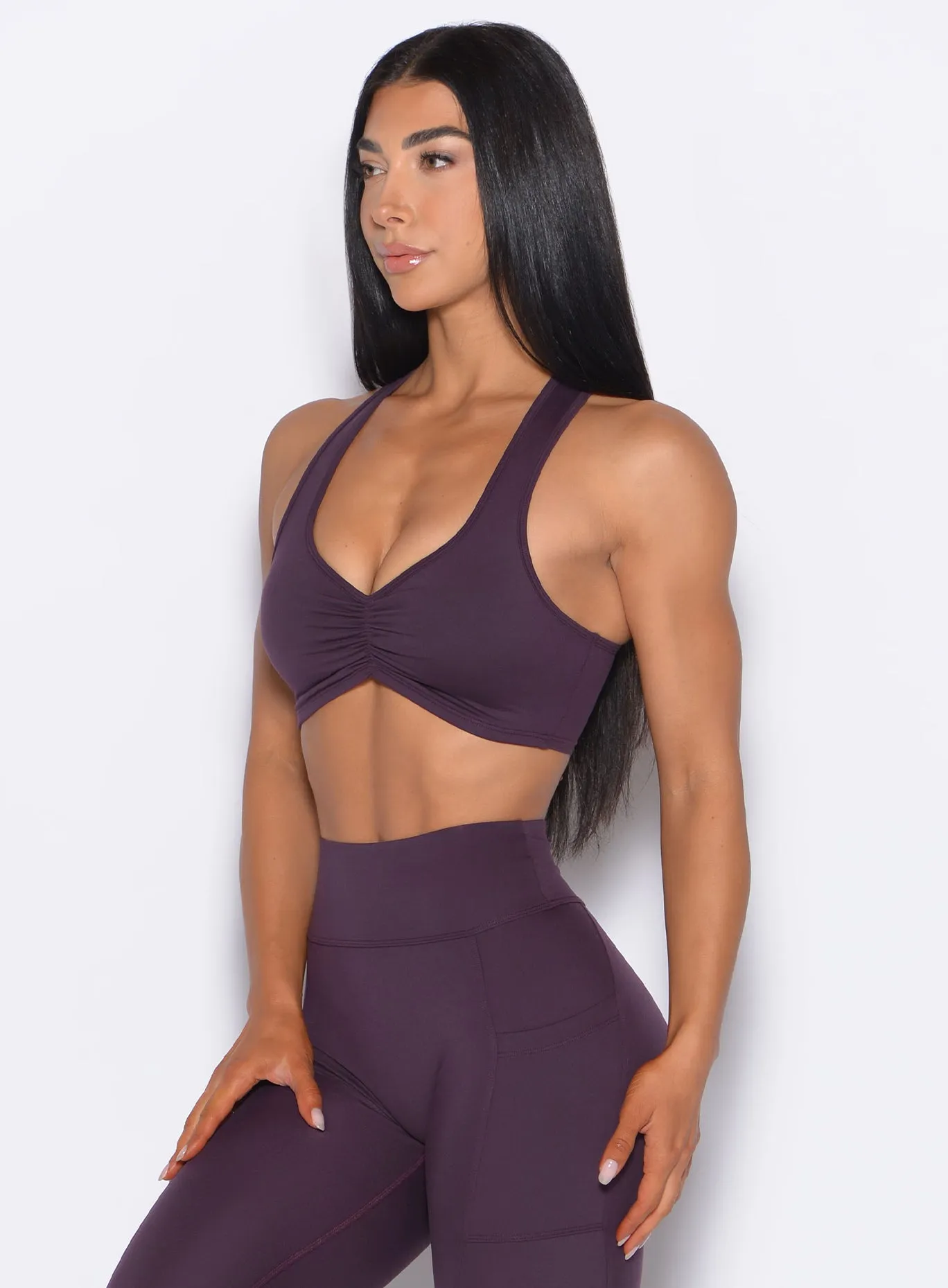 Urban Lightness Ventilated Mesh Scrunch Tank Bra