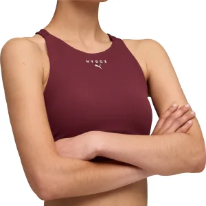 Lightweight Fit Training Sessions Puma X HYROX Shape Luxe High Neck Womens Sports Bra - Red