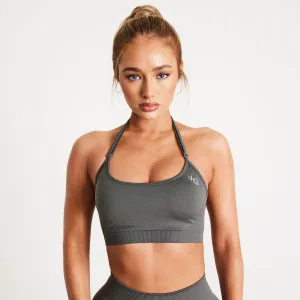Lightweight Design Vanquish Elevate Seamless Dark Olive Multiway Low Support Bra