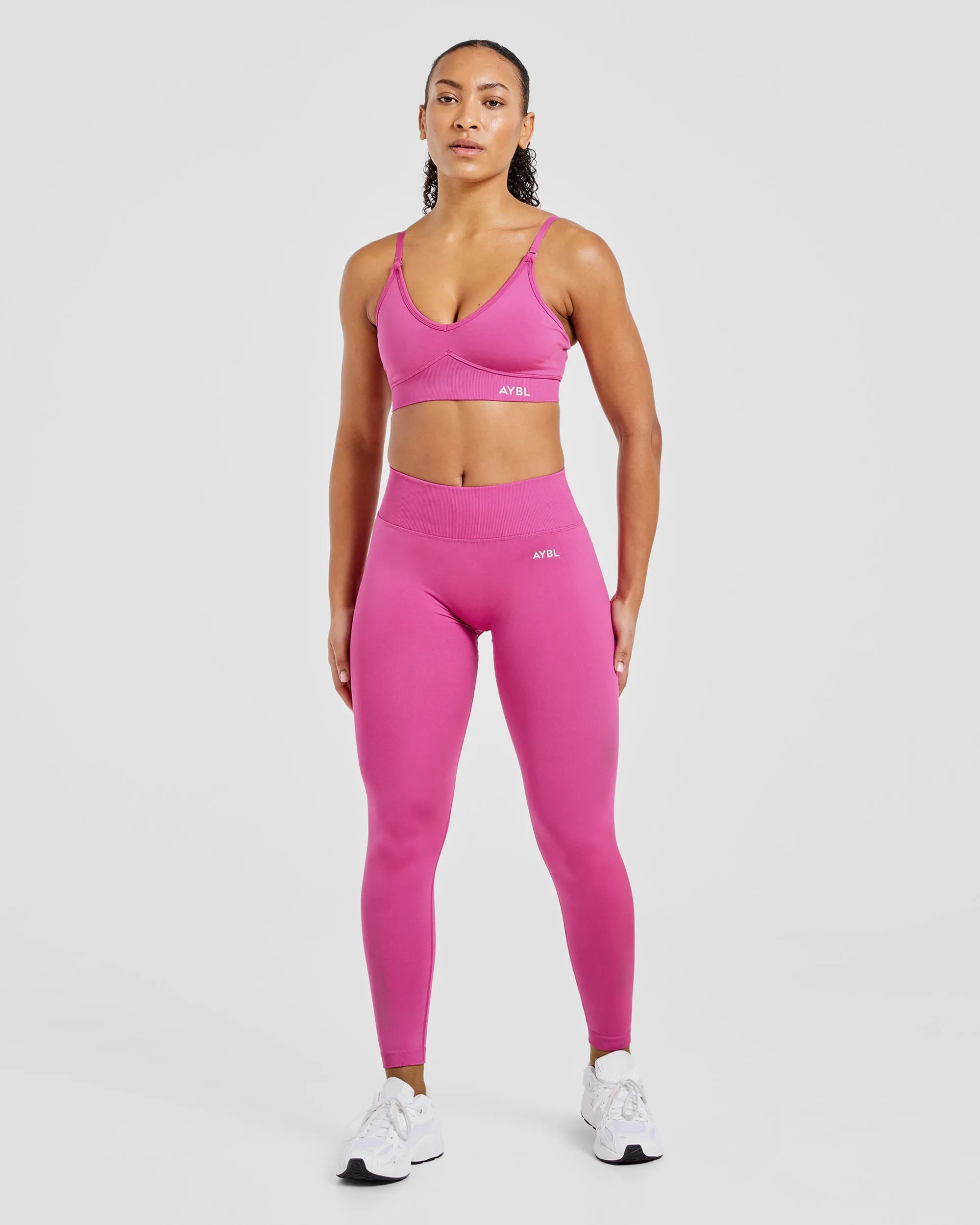Supportive structure Adapt Seamless Sports Bra - Pink