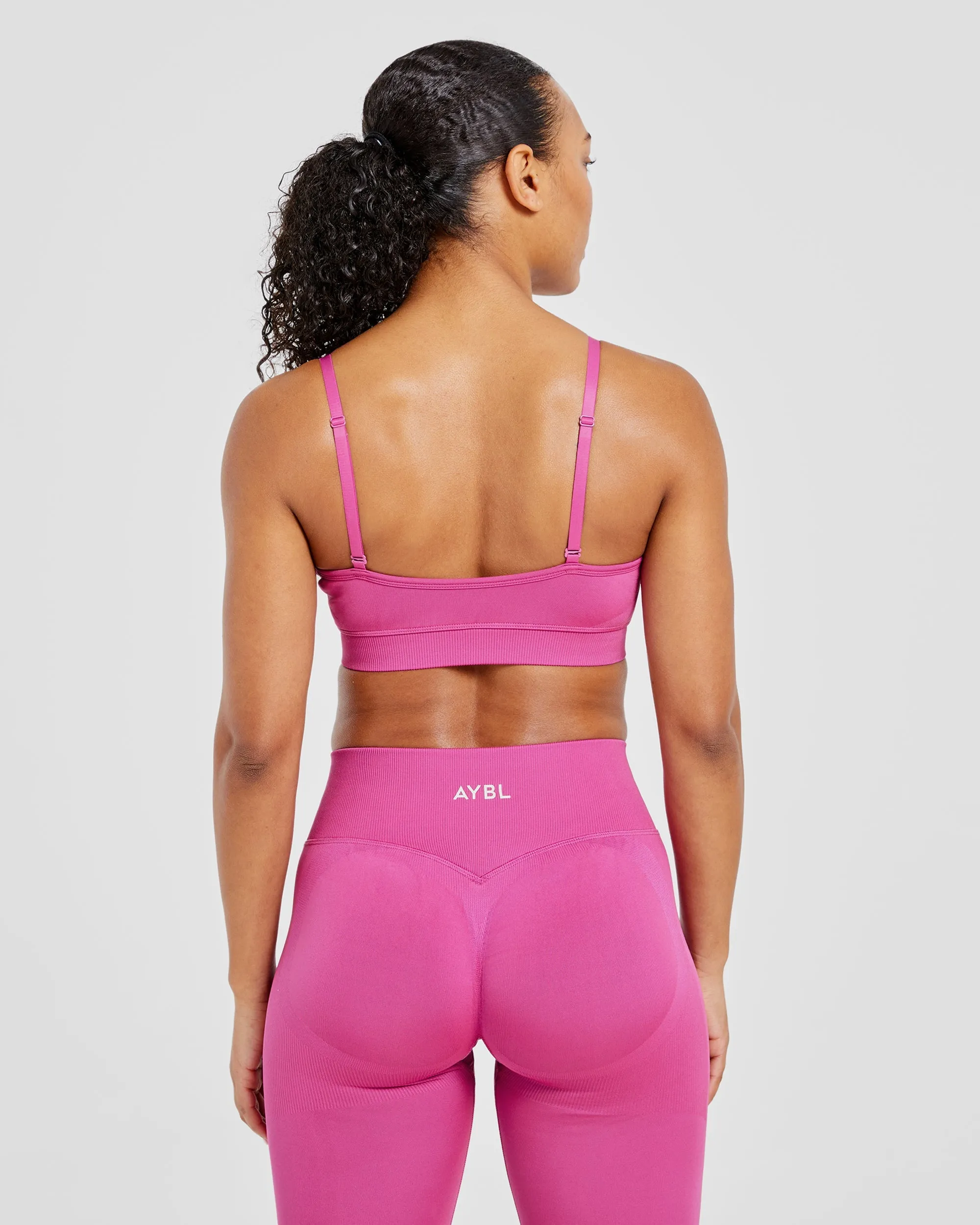 Adapt Seamless Sports Bra - Pink Soft Padding