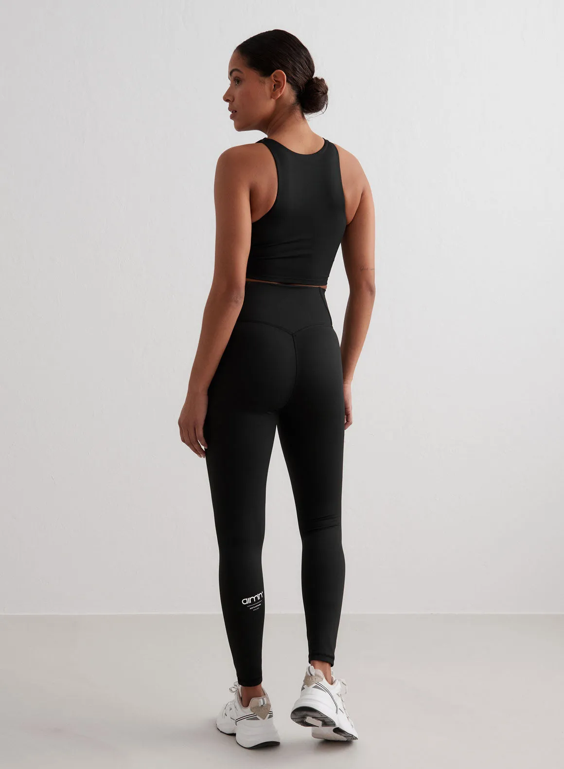 Morning Jog Slim Fit Ultra Flex Black Edge Core Tights