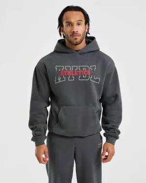 Street Sense Errand Day Athletics Oversized Hoodie - Charcoal