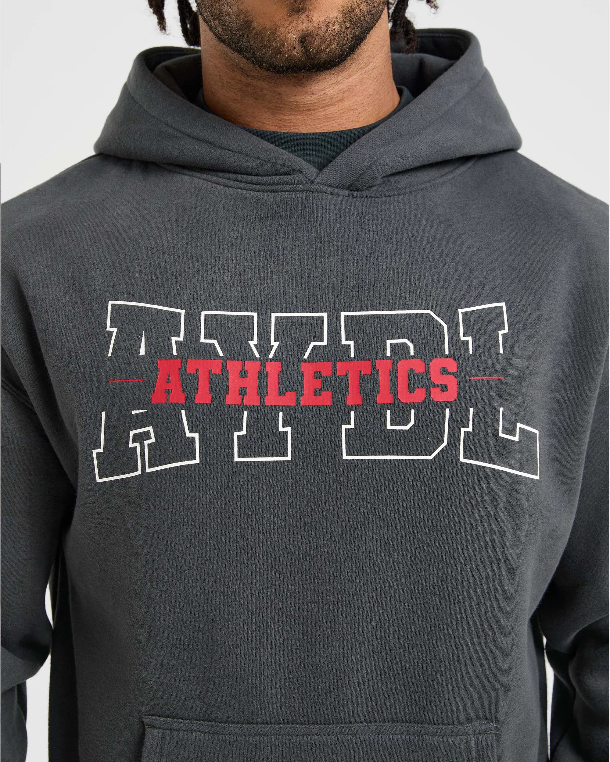 Trend Feel Athletics Oversized Hoodie - Charcoal