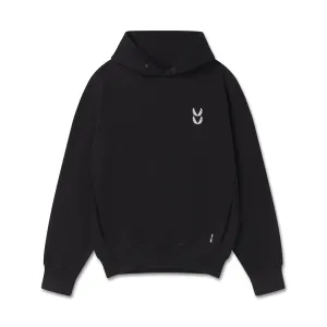 0920. Tech Essential? Distressed Hoodie - Black Lifestyle Energy DIY wear