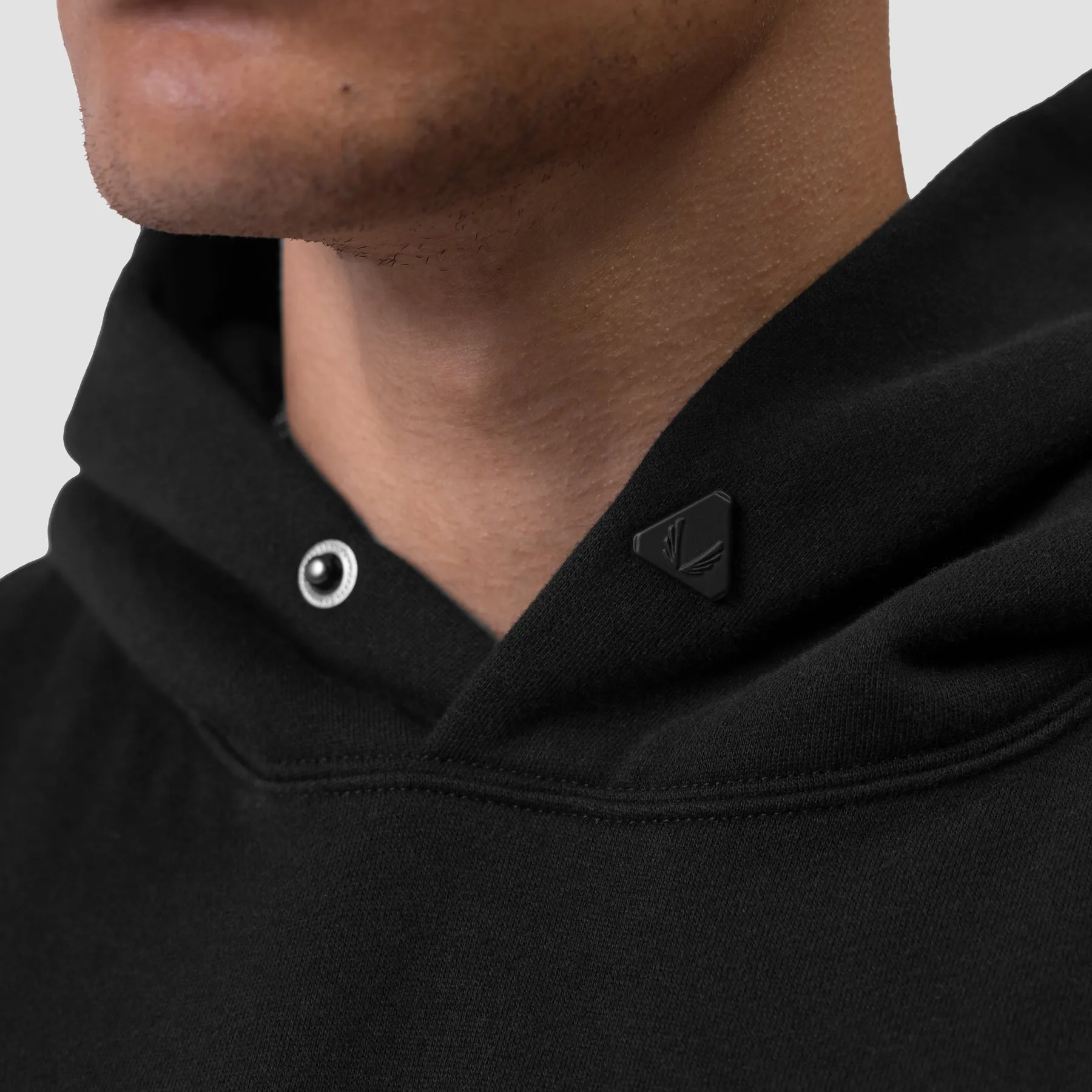 Sport Outfit 0920. Tech Essential? Distressed Hoodie - Black