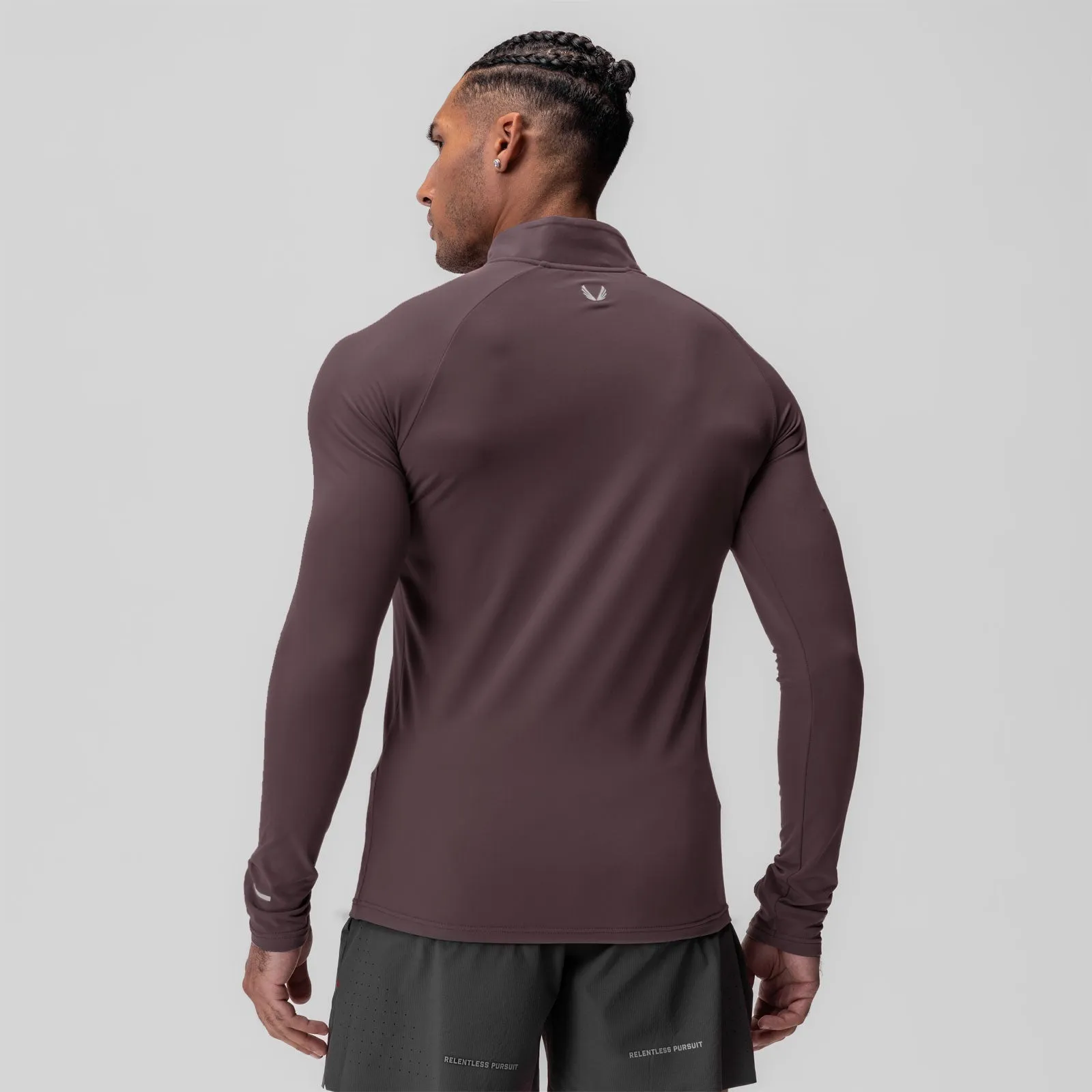 0906. Thermal Training Quarter Zip - Nightshade "Cyber" Matte