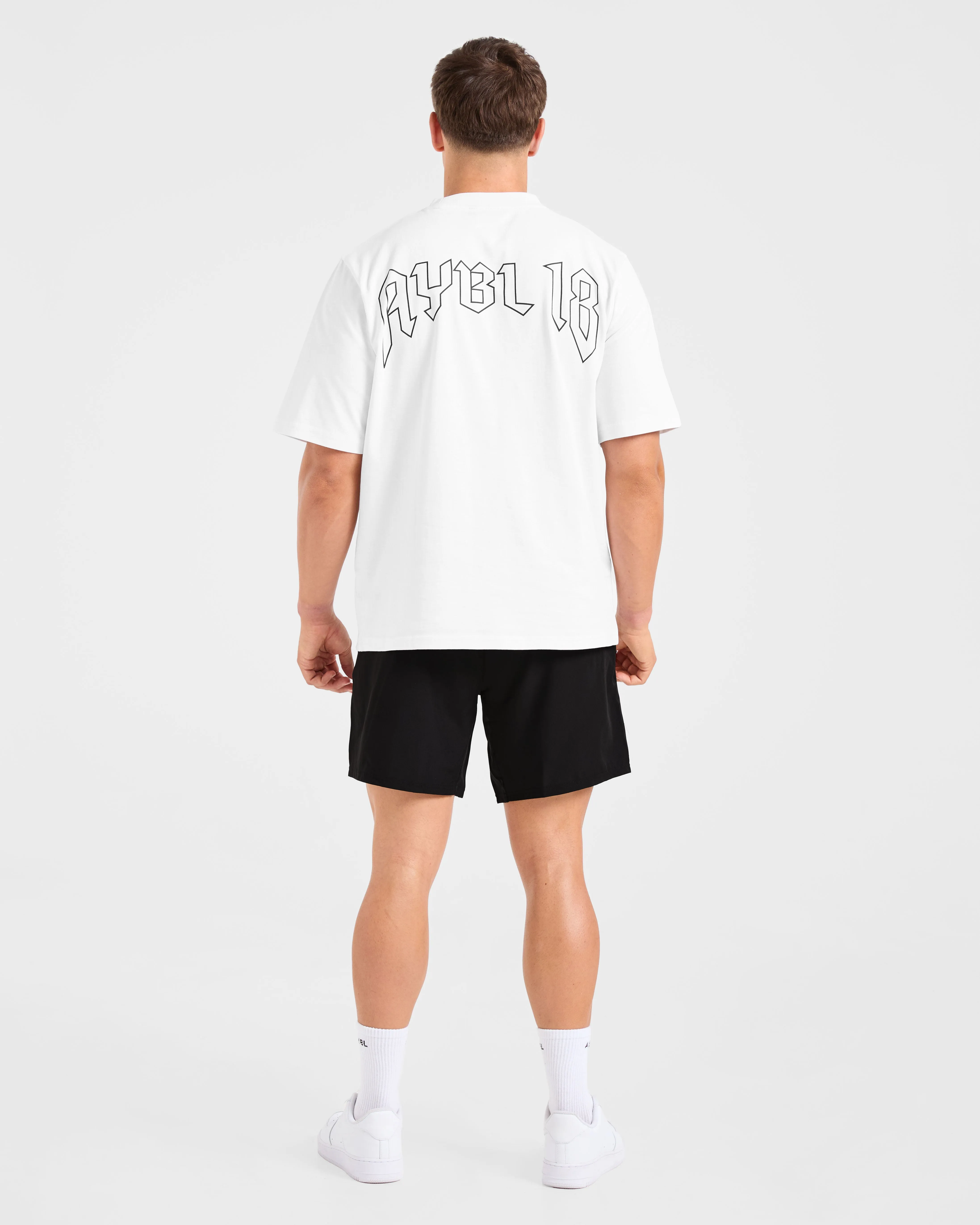 OversizedSilhouette Rebound T Shirt - White