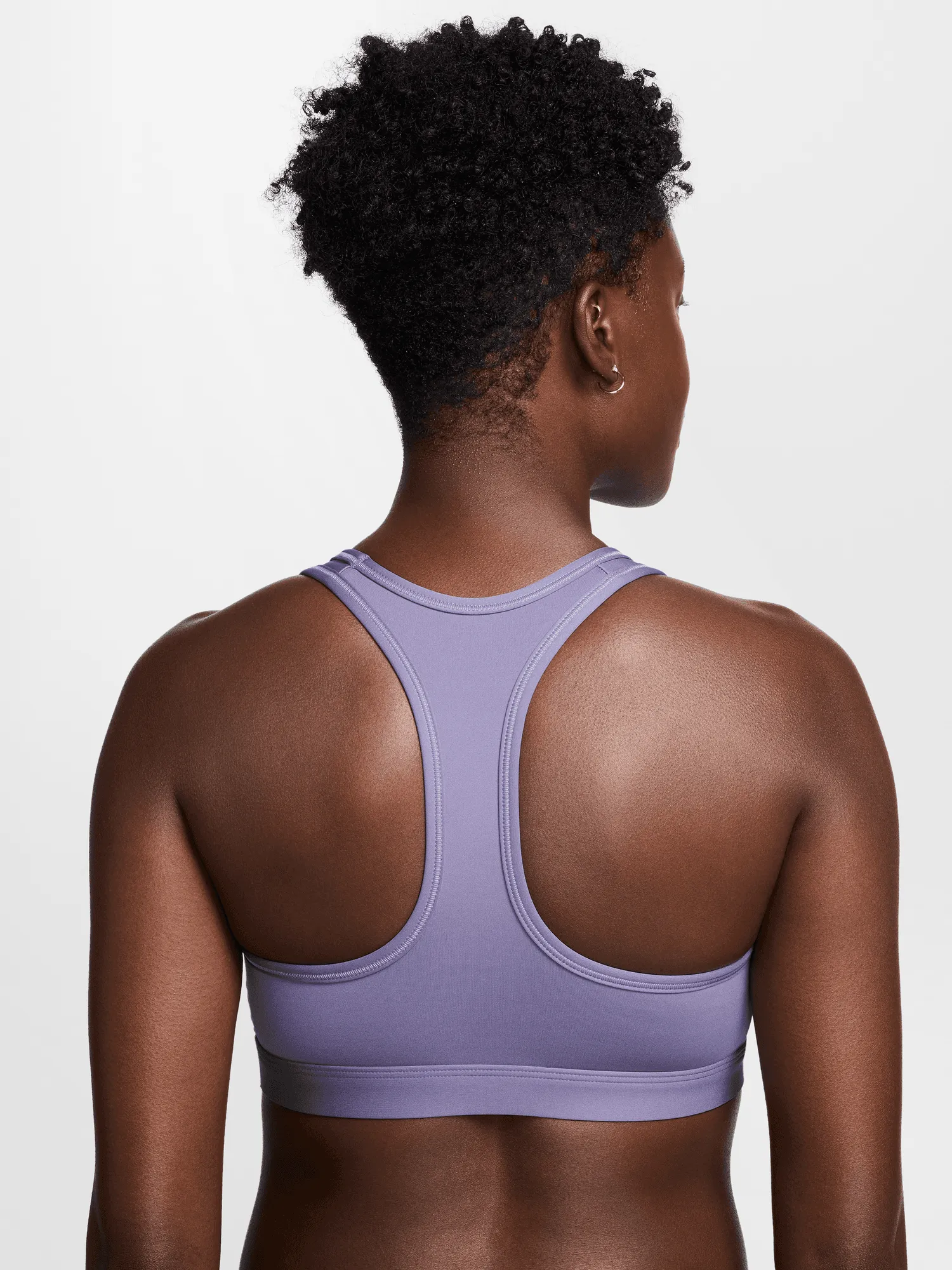 sequined details Swoosh Medium Support